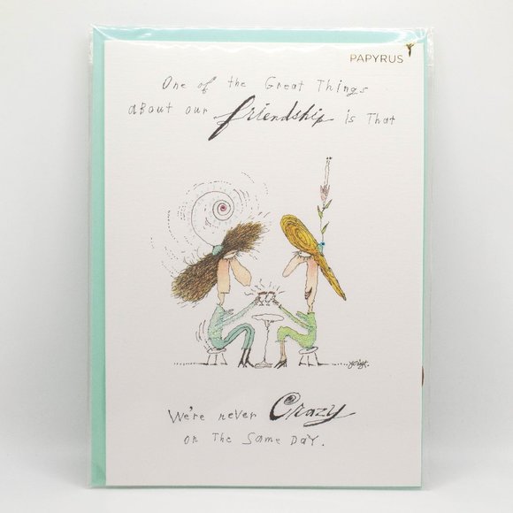 Papyrus Party Supplies Thinking Of You Friendship Cartoon Jill